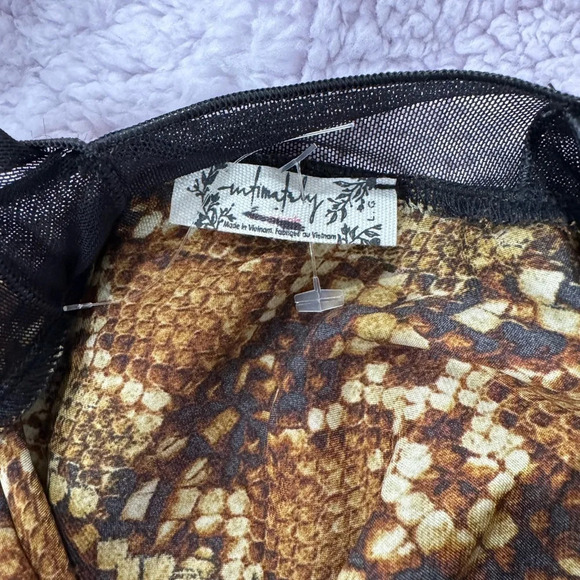 Free people Intimately Copper Snake Printed Satin
Feel Bodysuit - Picture 5 of 6